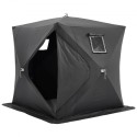 3-4 Person Ourdoor Portable Ice Shelter Pop-Up Ice Fishing Shanty Tent