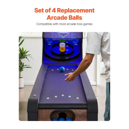 Roll & Score Arcade Game Replacement Set 4 Balls Home