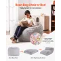 Bean Bag Bed Stol Convertible fra stol til lounge eller madras