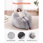 Bean Bag Bed Stol Convertible fra stol til lounge eller madras