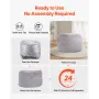Bean Bag Bed Chair, Convertible Chair from BeanBag to Lounge or Mattress, Gaint Bean Bag Chair Bed with Washable Cover for Adult