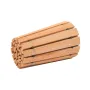 Wooden Garden Pathway, 7 ft x 17 in, Non-Slip Curved Garden Walkway, Roll Out Cedar Outdoor Walkway Path with Wire Rope Connecti