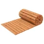 Wooden Garden Pathway, 12 ft L x 17 in W, Non-Slip Straight Garden Walkway, Roll Out Cedar Outdoor Walkway Path with Wire Rope C