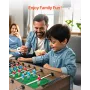 82cm lufthockey Tabel 4-i-1 Combo Game Table Foosball Ping Pong
