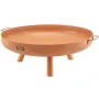 Fire Pit Bowl, 30-Inch Deep Round Carbon Steel Fire Bowl, Wood Burning for Outdoor Patios, Backyards & Camping Uses, with A Drai