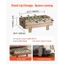 82cm lufthockey Tabel 4-i-1 Combo Game Table Foosball Ping Pong
