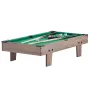4-in-1 Combo Game Table Set, 32" Air Hockey Table, Multi Combination Table with Pool Billiard, Hockey, Foosball, Ping Pong, Push