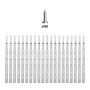 Drawer Slides, 24 inch, 10 Pairs Full Extension Ball Bearing Cabinet Rails, 100 LB Load Capacity Heavy Duty Side Mount Dresser D