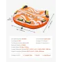 Towable Tubes for Boating, 1-2 Riders Inflatable Towable Tube for Boat to Pull, 340lbs Capacity Boat Tubes and Towables for Wate