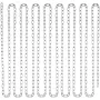 Proof Coil Chain, 3/16" x 100', 1100 lbs Safe Working Load, Zinc Plated Proof Tested Coil Chain with Two Quick Links, Galvanized