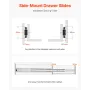 Skuffe skabet lysbilleder side Mount 18 tommer 10 par 100 lb