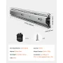 Skuffe skabet lysbilleder side Mount 18 tommer 10 par 100 lb
