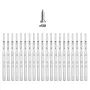 Drawer Slides, 18 inch, 10 Pairs Full Extension Ball Bearing Cabinet Rails, 100 LB Load Capacity Heavy Duty Side Mount Dresser D