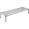 Aluminium Dunnage Rack Stationary Dunnage Rack 60â €  x 20â €  x 12â €  Opbevaringsstativ