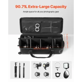Studioudstyr Trolley Case 39,37 x 14,96 x 12,60 i rullende