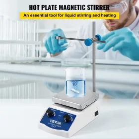 SH-2 Magnetic Stirrer Laboratory Magnetic Stirrer Hotplate 2000ml Mixing Capacity with Heating Plate Heating Mixer Digital