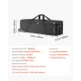 Studio Equipment Trolley Case 131x36.5x38cm (51.57 x 14.37 x 14.96) in Rolling Camera Bag