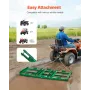 Drag Harrow 4 ft Heavy Duty Tow bag træk Harrow Driveway Grader