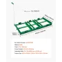 Drag Harrow 4 ft Heavy Duty Tow bag træk Harrow Driveway Grader