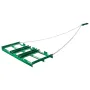 Drag Harrow, 4 ft Heavy Duty Tow Behind Drag Harrow with Adjustable Bars & 72 in Chain, Driveway Grader Landscape Rake for ATV, 