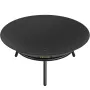 Fire Pit Bowl, 22-Inch Deep Round Carbon Steel Fire Bowl, Wood Burning for Outdoor Patios, Backyards & Camping Uses, with A Drai