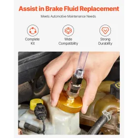 17 pcs bremsemaster Bleeder Kit Brake Bleeder Adapter Sæt til de fleste køretøjer