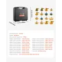 17 pcs bremsemaster Bleeder Kit Brake Bleeder Adapter Sæt til