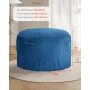 Bean Bag Chair, Round BeanBag Chair with Removable & Washable Cover for Adult, Dutch Velvet & High-Density Foam Filling Adult Be