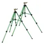 Impact Sprinkler on Tripod Base, 2 Packs, Heavy Duty Tripod Sprinklers with Brass Head & G3/4" Connector, 360 Degree Large Area 