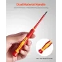 Insulated Screwdriver Set, 6-Piece Professional Electrical Screwdriver Set, 1000V Insulated Electrician Tool Set, with Magnetic 