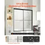 Badekarsbruserdør 50-60 tommer B x 60 tommer H Semi-rammeløs