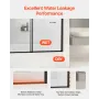Badekarsbruserdør 50-60 tommer B x 60 tommer H Semi-rammeløs