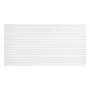8 x 4 ft Slat vægpanel PVC White Garage Slatwall med tilbehør