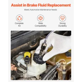 12 stk bremsemaster Bleeder Kit Brake Bleeder Adapter Sæt til de fleste køretøjer