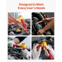 Insulated Socket Set, 16-Piece Insulated Wrench Tool Set, 1000V Insulated Socket Tool, with Insulated Sockets, Insulated T-Handl