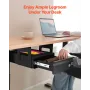 33 cm låsbar under desk skuffe arrangør Slide-out skuffe