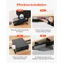 13" Wide Under Desk Drawer Slide Out, Under Desk Mounted Pull-out Drawer Attachment, Hidden Desktop Storage Organizer, Loc
