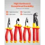 Insulated Screwdriver Set, 12-Piece Professional Electrical Screwdriver Set, 1000V Insulated Electrician Tool Set, with Magnetic