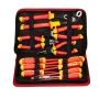 Insulated Screwdriver Set, 12-Piece Professional Electrical Screwdriver Set, 1000V Insulated Electrician Tool Set, with Magnetic
