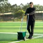 Dry Line Marker, 2-Wheel, 2 or 4 in Lines, Field Dry Line Chalker, Adjustable Line Marker, with Rubber Adjustment Handle, 25 lbs