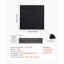 Slat Wall Paneling, 4 x 4 ft, PVC Garage Slatwall with Modular Design, Black Slat Wall Easy-to-Install Adjustable Slatwall Panel