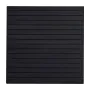 Slat Wall Paneling, 4 x 4 ft, PVC Garage Slatwall with Modular Design, Black Slat Wall Easy-to-Install Adjustable Slatwall Panel