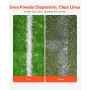 Dry Line Marker, 4-Wheel, 2 or 4 in Lines, Field Dry Line Chalker, Adjustable Line Marker, with Rubber Adjustment Handle, 50 lbs