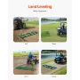 Drag Harrow, 6 ft Heavy Duty Tow Behind Drag Harrow with Adjustable Bars & 72 in Chain, Driveway Grader Landscape Rake for ATV, 