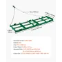 Drag Harrow 6 ft Heavy Duty Tow bag træk Harrow Driveway Grader