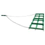 Drag Harrow, 6 ft Heavy Duty Tow Behind Drag Harrow with Adjustable Bars & 72 in Chain, Driveway Grader Landscape Rake for ATV, 