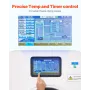 Vacuum Freeze Dryer Machine, 8.8-13.2 LBS/Batch Food Freeze Drying Machine with 4-Layer Trays, Vacuum Pump, Adjustable Timer and