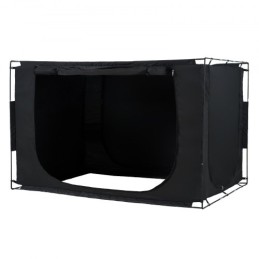 3 døre sengetelt åndbart telt 70% mørklægning med 0,43 i fiberstænger