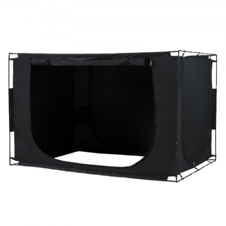 3 døre sengetelt åndbart telt 70% mørklægning med 0,43 i fiberstænger