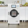 Vacuum Freeze Dryer Machine, 8.8-13.2 LBS/Batch Food Freeze Drying Machine with 4-Layer Trays, Vacuum Pump, Adjustable Timer and